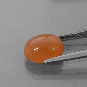 6.54 карата, натуральный Оранжевый Спессартитовая пряжа, Прозрачный, Полупрозрачный