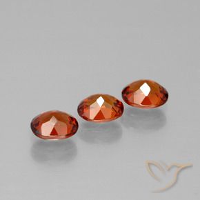 1.68 карата, натуральный Темно-оранжевый Спессартитовая пряжа, Огранка Овал, Чистота VS