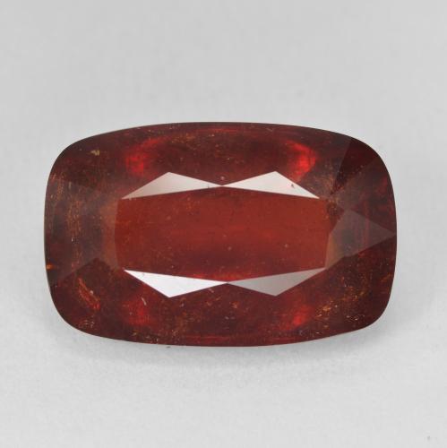 18.30ct Натуральный Ярко-красный Спессартитовая пряжа, Подушка, SI