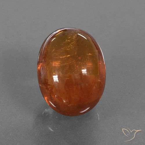4.96ct Натуральный Теплый апельсин Спессартитовая пряжа, Овал, Полупрозрачный