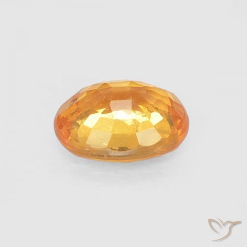 0.51 карата, натуральный Medium Light-Orange Спессартитовая пряжа, Овал, Чистота VS