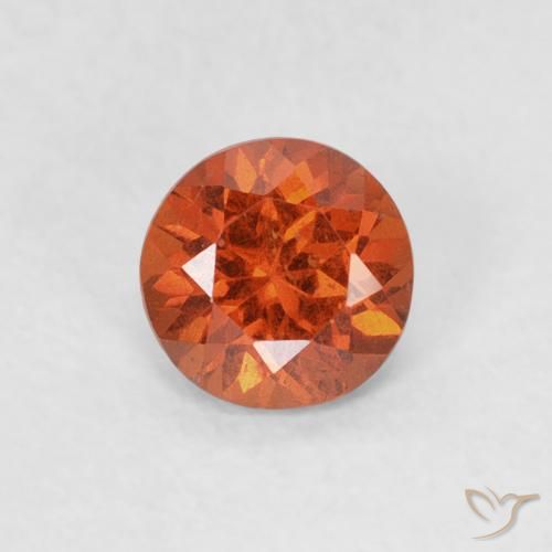0.48ct Натуральный Теплый апельсин Спессартитовая пряжа, Круглый, SI