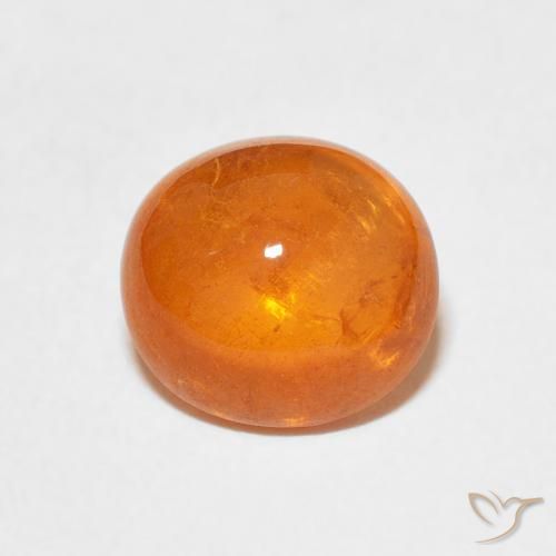 3.86ct Натуральный Красновато-оранжевый Спессартитовая пряжа, Овал, Прозрачный