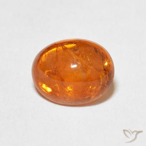 2.53ct Натуральный Красновато-оранжевый Спессартитовая пряжа, Овал, Прозрачный