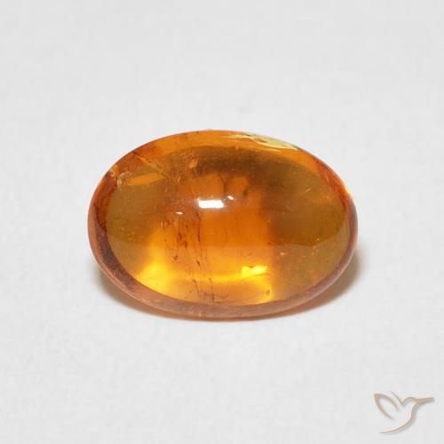 2.29ct Натуральный Красновато-оранжевый Спессартитовая пряжа, Овал, Прозрачный