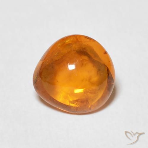 1.70ct Натуральный Красновато-оранжевый Спессартитовая пряжа, Форма груши, Прозрачный