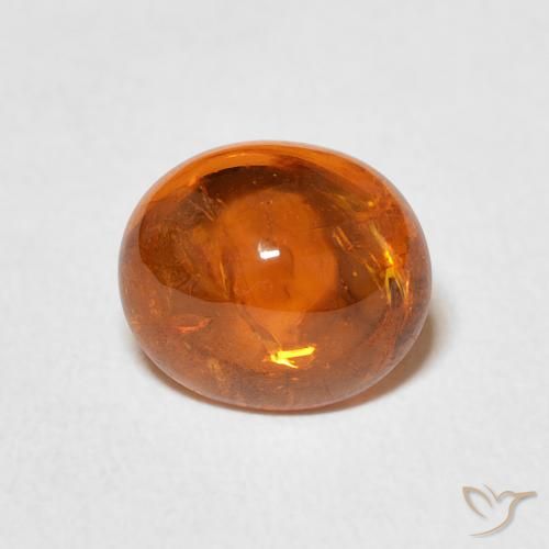 2.59ct Натуральный Средний апельсин Спессартитовая пряжа, Овал, Прозрачный