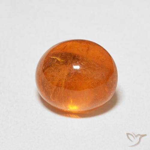 2.84ct Натуральный Средний апельсин Спессартитовая пряжа, Овал, Прозрачный