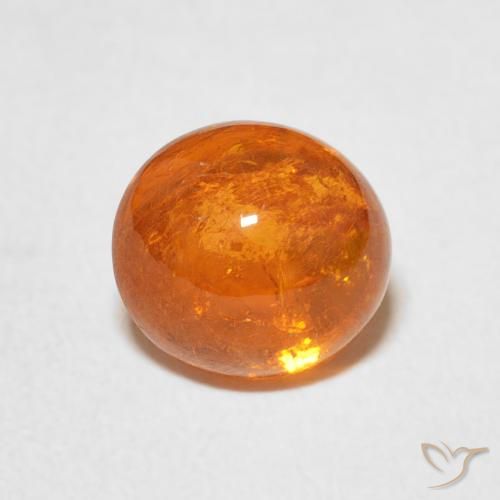 2.99ct Натуральный Красновато-оранжевый Спессартитовая пряжа, Овал, Прозрачный
