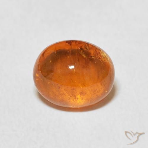 2.05ct Натуральный Средний апельсин Спессартитовая пряжа, Овал, Прозрачный