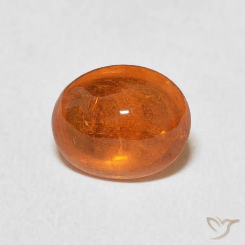 2.37ct Натуральный Средний апельсин Спессартитовая пряжа, Овал, Прозрачный