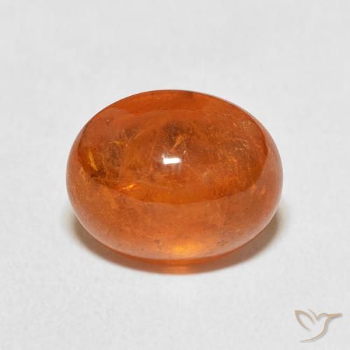 5.83ct Натуральный Красновато-оранжевый Спессартитовая пряжа, Овал, Прозрачный