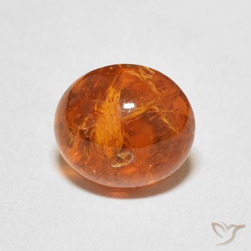 3.55ct Натуральный Средний апельсин Спессартитовая пряжа, Овал, Прозрачный