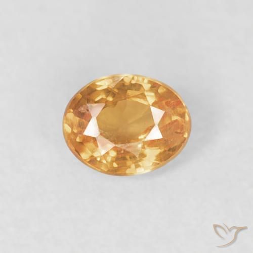 0.22ct Натуральный Ярко-оранжевый Спессартитовая пряжа, Овал, VS-SI