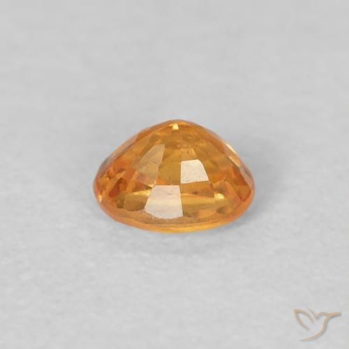 0.29 карата, натуральный Medium Light-Orange Спессартитовая пряжа, Овал, Чистота VS