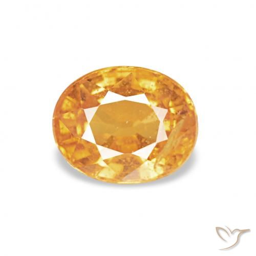 0.60ct Средний апельсин Спессартитовая пряжа, Овал, VS-SI