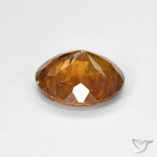 2.55 карата, натуральный Medium Dark-Orange Сфалерит, Круглый, I1