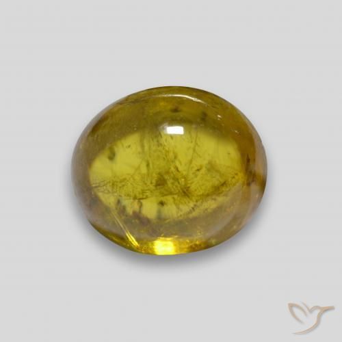 2.63ct Натуральный Золотой Сфен, Овал, Прозрачный