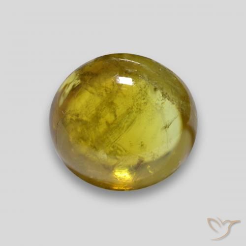 2.67ct Натуральный Среднее золото Сфен, Овал, Прозрачный