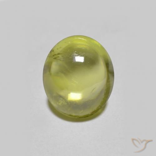 1.57 карата, натуральный Medium Light Green Сфен, Овал, Прозрачный