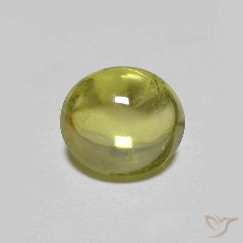 1.57 карата, натуральный Medium Light Green Сфен, Овал, Прозрачный