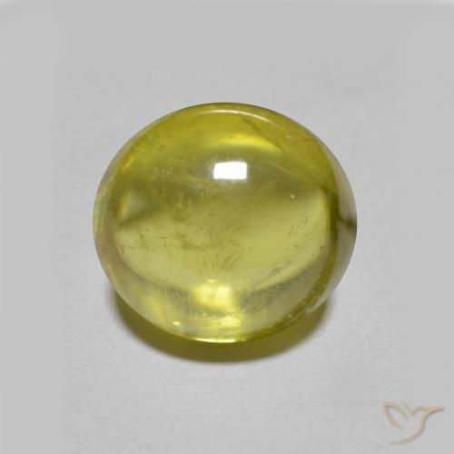 2.52ct Натуральный Теплый землисто-зеленый Сфен, Овал, Прозрачный