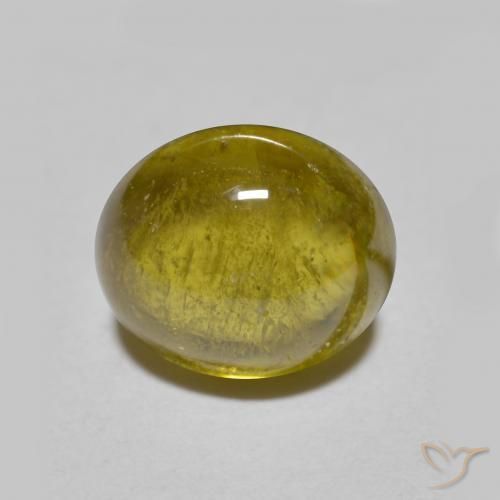 2.68ct Натуральный Medium Golden Brown Сфен, Овал, Полупрозрачный