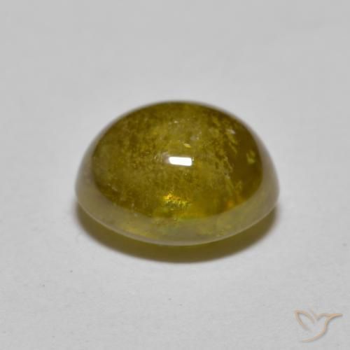 2.68 карата, натуральный Medium Golden Brown Сфен, Овал, Полупрозрачный