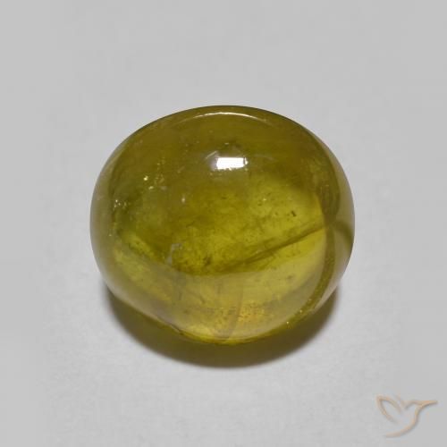 2.99ct Натуральный Золотисто-коричневый Сфен, Овал, Полупрозрачный
