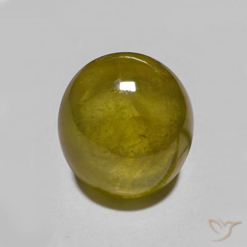 2.99 карата, натуральный Золотисто-коричневый Сфен, Овал, Полупрозрачный