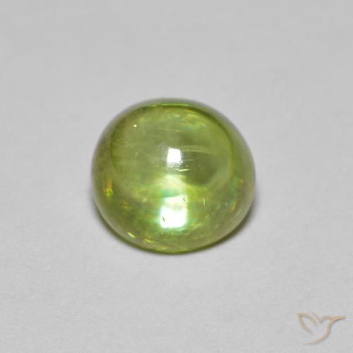 1.46ct Натуральный Medium Light Green Сфен, Овал, Прозрачный