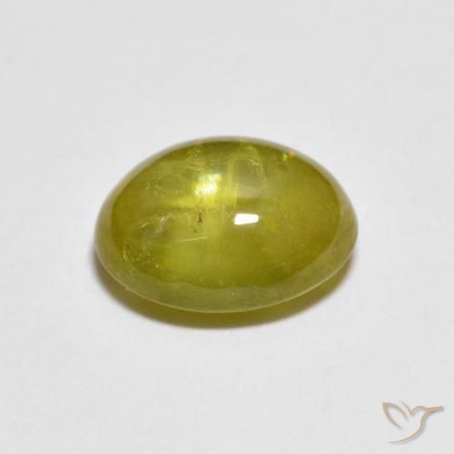 2.21 карата, натуральный Pineapple yellow Сфен, Овал, Прозрачный