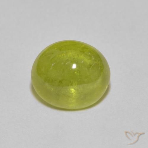 2.49ct Натуральный Лимонно-желтый Сфен, Овал, Прозрачный