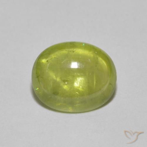 2.27ct Натуральный Средний желтый Сфен, Овал, Прозрачный