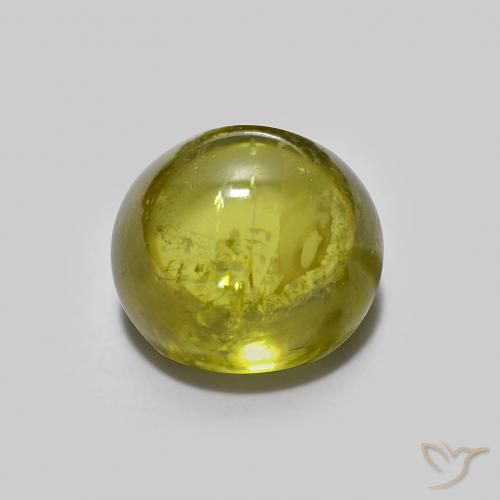 2.07ct Натуральный Желтовато-зеленый Сфен, Овал, Прозрачный