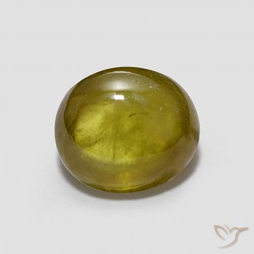 2.08ct Натуральный Желтовато-зеленый Сфен, Овал, Прозрачный