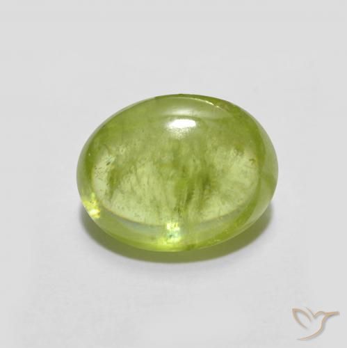 2.50ct Натуральный Средний желтый Сфен, Овал, Прозрачный