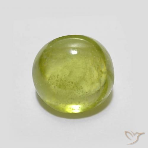 2.14ct Натуральный Средний желтый Сфен, Овал, Прозрачный