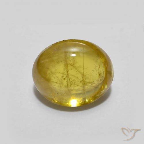 1.94ct Натуральный Золотисто-Апельсиновый Сфен, Овал, Прозрачный