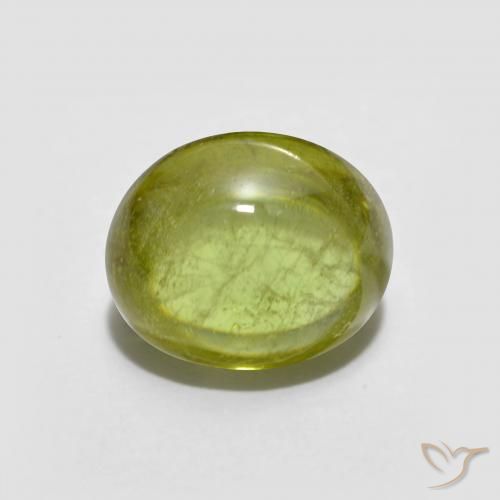 2.60ct Натуральный Средний желтый Сфен, Овал, Прозрачный