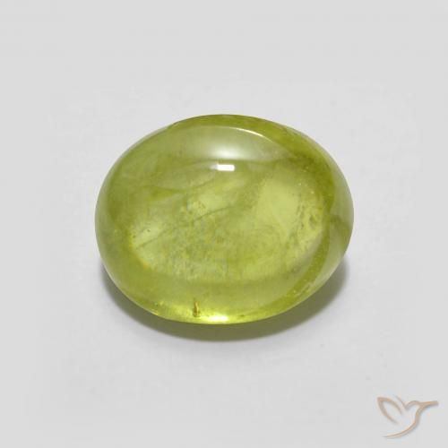 2.37ct Натуральный Средний желтый Сфен, Овал, Прозрачный
