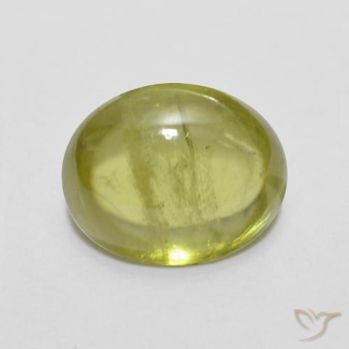 2.40ct Натуральный Светло-зеленый Сфен, Овал, Прозрачный