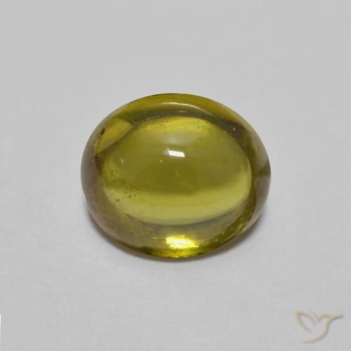 1.22ct Натуральный Земляное золото Сфен, Овал, Прозрачный