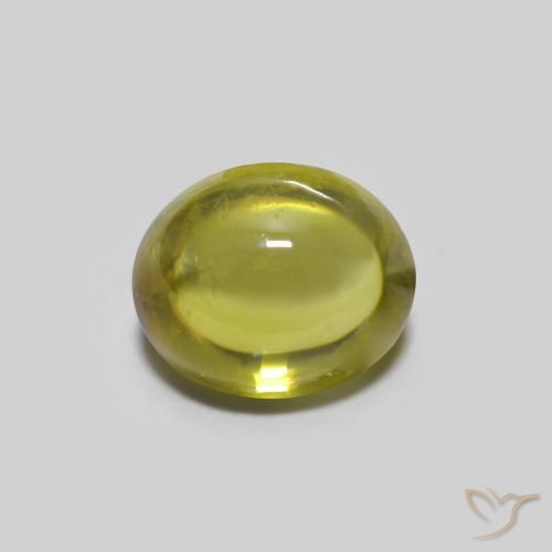 0.73ct Натуральный Желтовато-зеленый Сфен, Овал, Прозрачный
