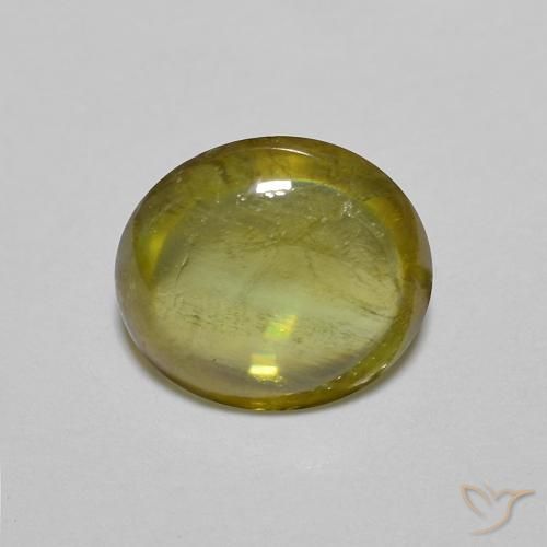 1.16ct Натуральный Глубокий золотисто-коричневый Сфен, Овал, Прозрачный