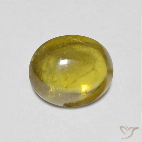 1.03ct Натуральный Medium Golden Brown Сфен, Овал, Прозрачный