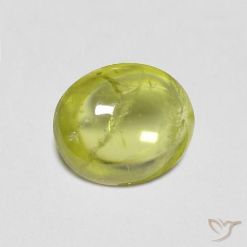 2.76ct Натуральный Средний желтый Сфен, Овал, Прозрачный