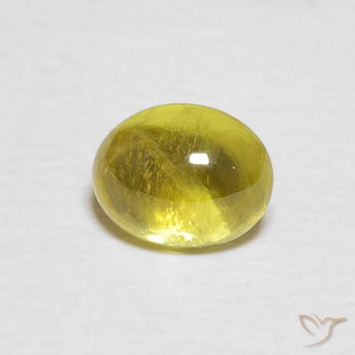 0.96ct Натуральный Коричневато-желтый Сфен, Овал, Прозрачный