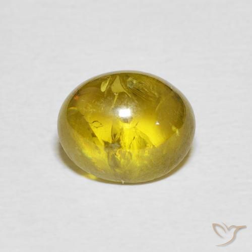 2.79ct Натуральный Коричневато-желтый Сфен, Овал, Прозрачный