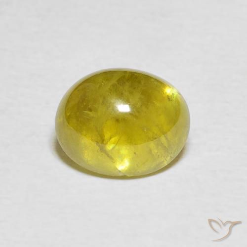 2.51ct Натуральный Pineapple yellow Сфен, Овал, Прозрачный